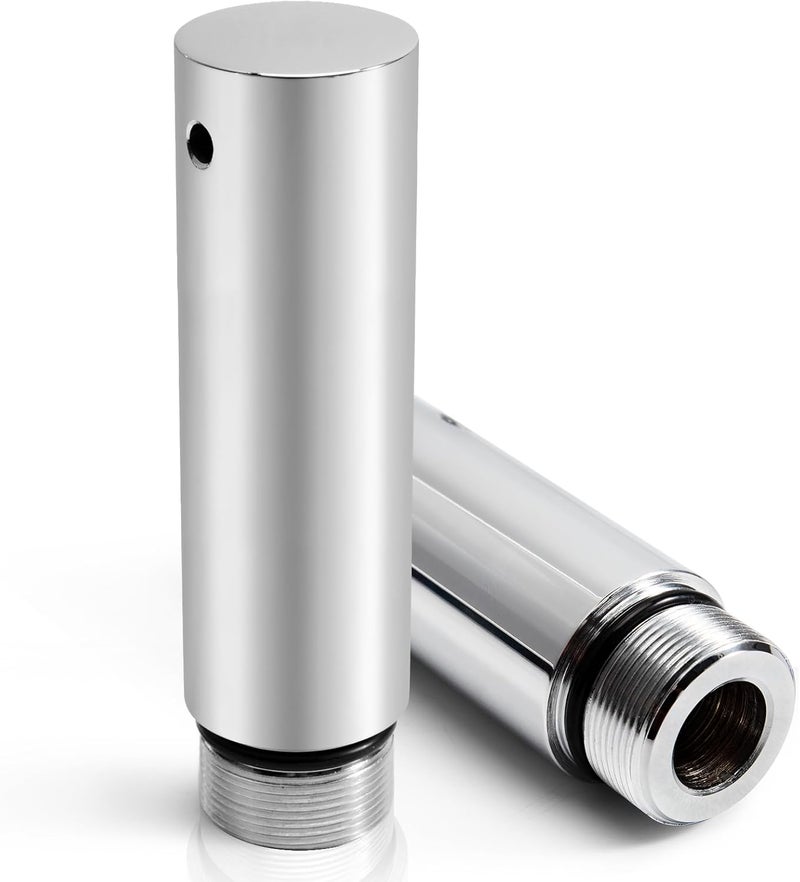 Eumti 39mm Fork Tube 5" Extension Kit Chrome Compatible With Harley Sportster 883 1200 XL Dyna Glide ＆ FXR - Image 1